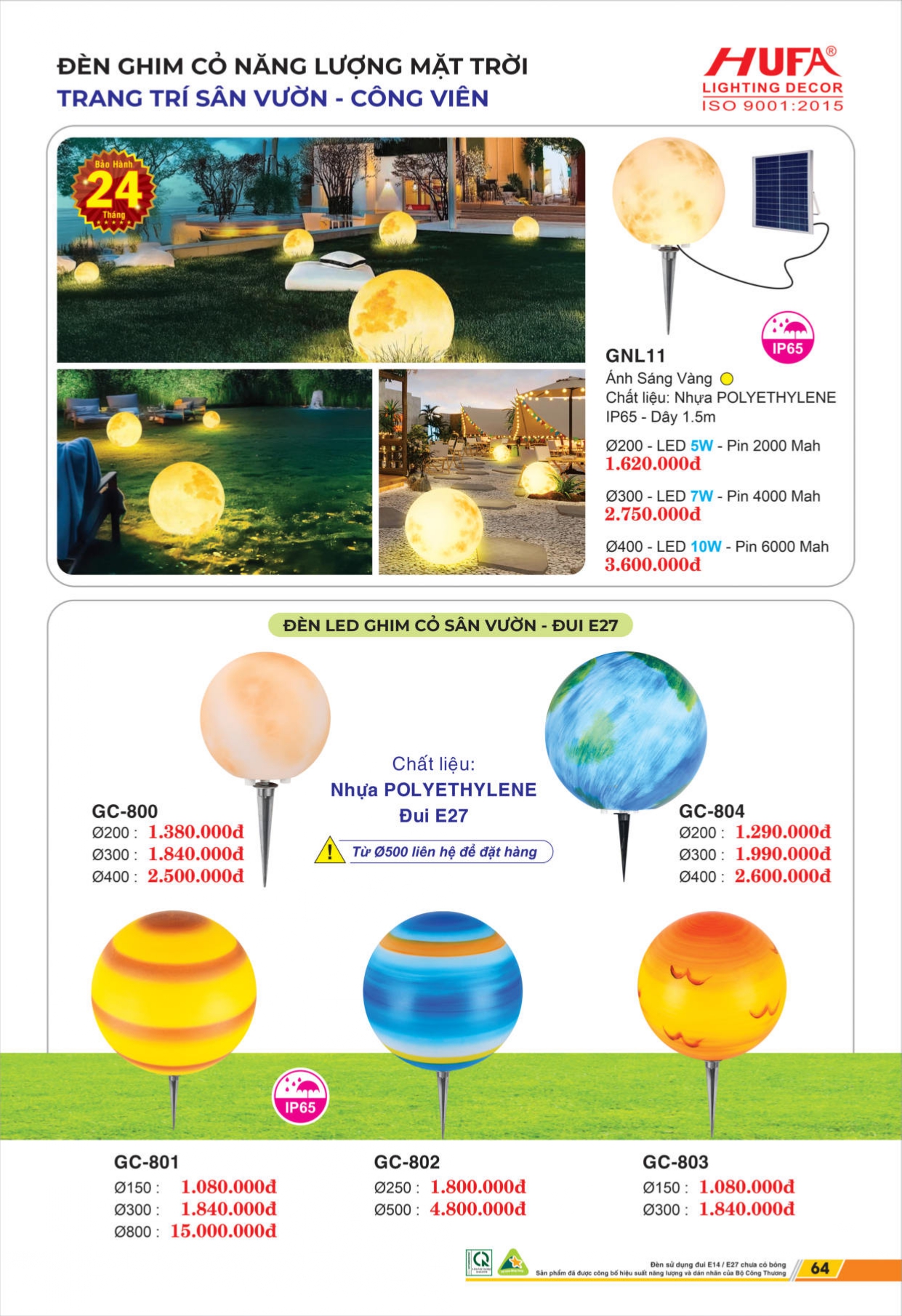 Bảng giá đèn LED HUFA 2026